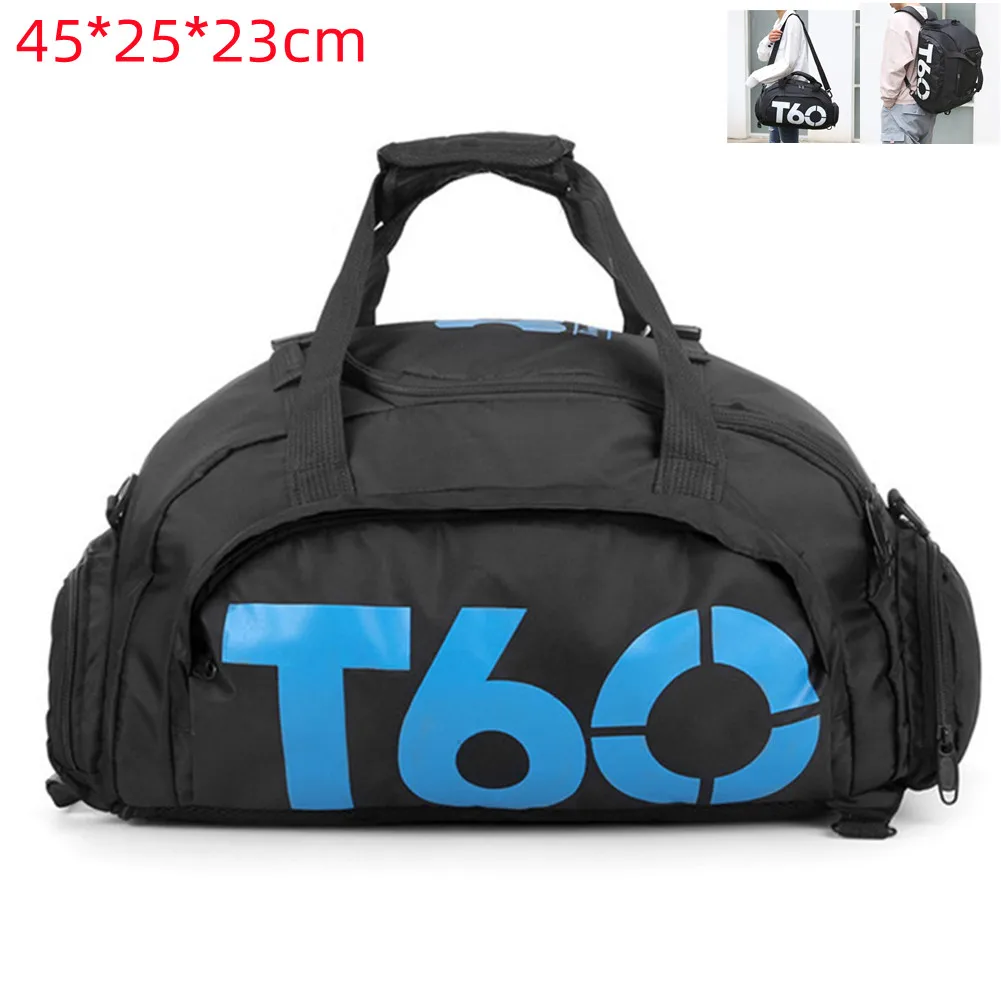  Gym Bag Waterproof Fitness Bag Men Women Large Capacity Dry Wet Separation Back - £130.02 GBP