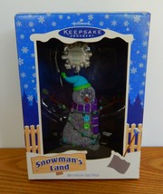 2003 Hallmark Snowman&#39;s Land Snowbody Does it Better Christmas Ornament orig box - £9.59 GBP