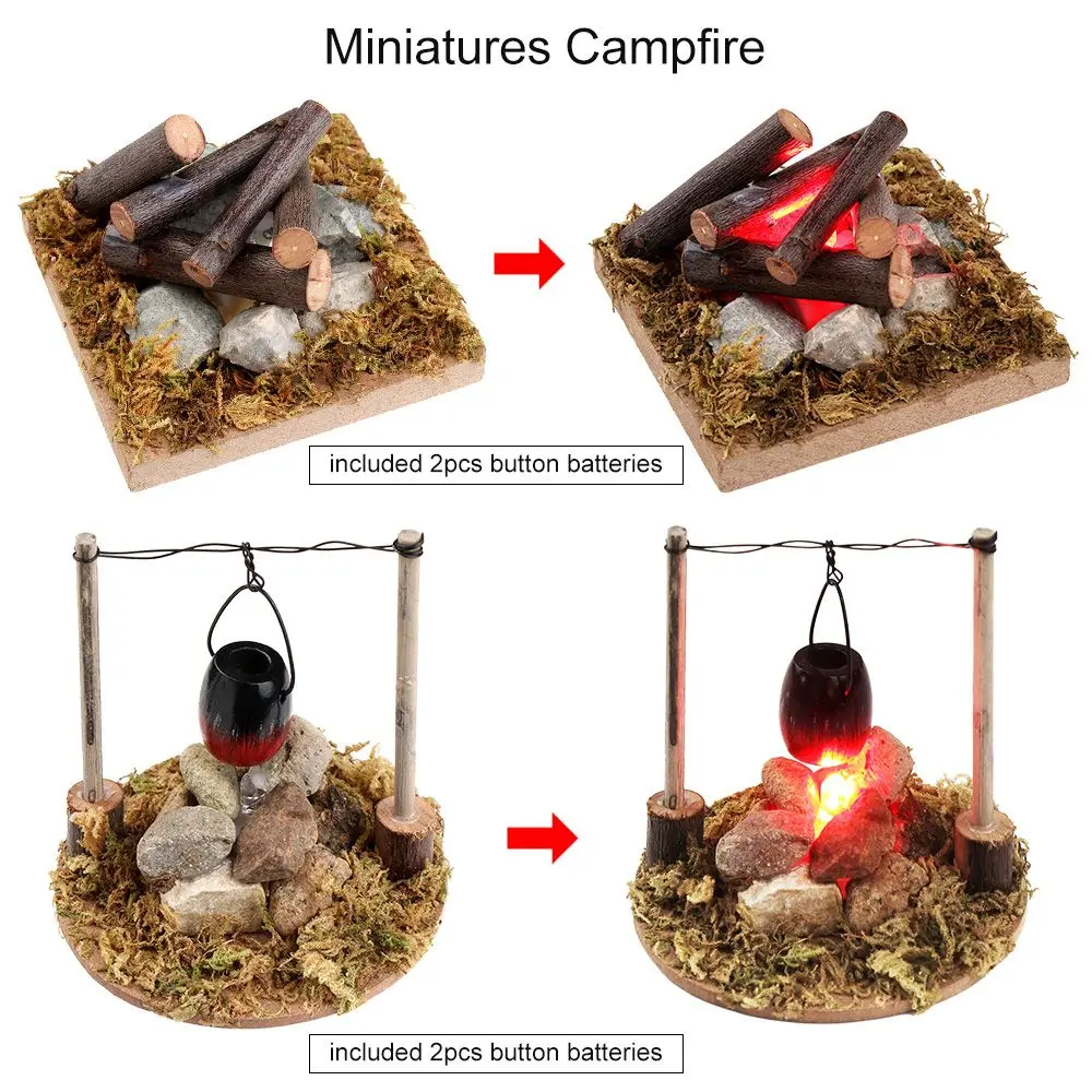 Hanging Stove Playing House Micro Landscape Fairy Garden Decor Miniatures - £10.87 GBP+