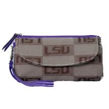 LSU Louisiana State Tigers Licensed Signature Wrist Bag Wilma - £26.15 GBP