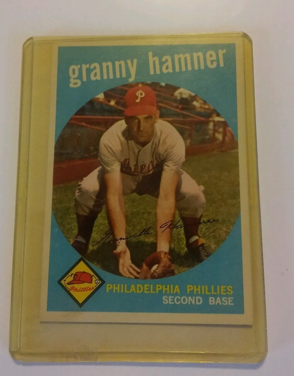 Primary image for 000 Vintage Topps 1959 Granny Hammer #436 Baseball Card. Phillies