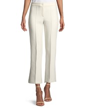 THEORY Damen Hose Straight Fit Cardinal Solide Elfenbein Größe US 0 I0805201 - £76.09 GBP