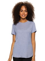 Felina Ladies&#39; Slub Crew Tee NWT Color: Silver Bullet, Size: XXL - $19.99