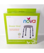 Nova Adjustable Round Shower Stool Seat Seating Bath Bathtub Bathroom Chair - $28.05