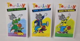 Tom and Jerry Back to School Trading Cards Stickers Cartoon Network VTG 90s 1991 - £1.97 GBP