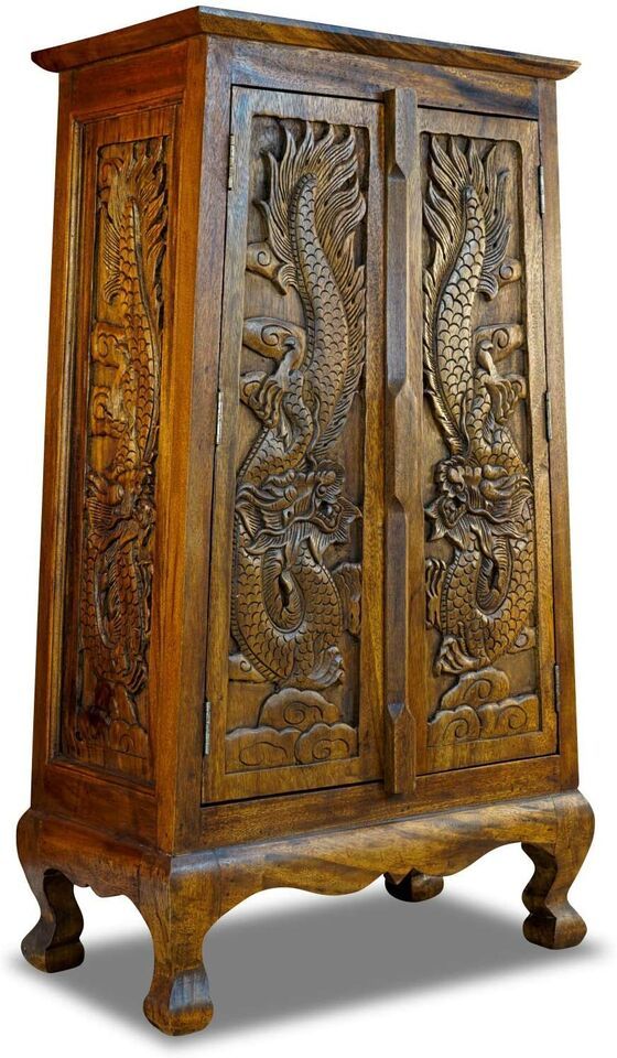 Solid Wood Cabinet Wood Chest Thai Living Room Hall Furniture Thai