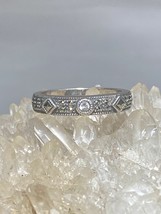 Judith Jack ring stacker band marcasites CZ sterling silver women girls size 6.7 - $54.45