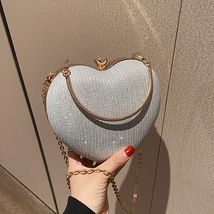 New Fashion Chain Crossbody Explosion Handheld Peach Heart Bag - £24.05 GBP