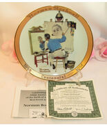 Norman Rockwell Collector Plate 8&quot; Triple Self Portrait Bradford Exchang... - €16,89 EUR
