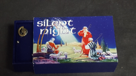 Mr. Christmas Silent night matchbox size music Nativity scene music box - £46.03 GBP