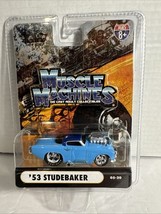 Nip Muscle Machines 53 Studebaker 1953 Blue Coupe Supercharged Commander Sealed - $39.99