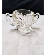 Vintage Sugar Bowl Indiana Oleander Willow Pressed Glass - $8.59