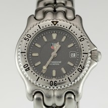 Tag Heuer Pro Donna Quarzo Acciaio Inox Orologio Grigio Quadrante WG1313 - $12,803.89 MXN
