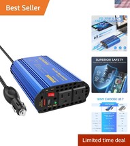 Travel-Sized 300W Inverter: AC Power &amp; USB Fast Charging for Your Advent... - $1,260.84 MXN