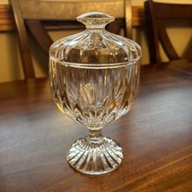 Beautiful Mikasa Park Lane Crystal Footed Candy Dish &amp; Lid (G1) - £31.07 GBP