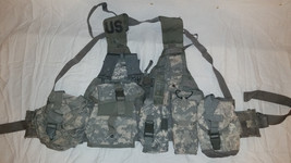 MOLLE II ACU FLC TACTICAL FIGHTING LOAD CARRIER VEST CHEST RIG &amp; POUCHES... - £41.81 GBP