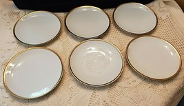 Antique Rs Germany Bread &amp; Butter Plates (6) 6 1/4&quot; - £54.81 GBP