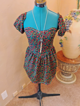 women&#39;s floral dress size small - $183.47 MXN