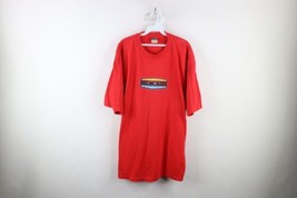 Vintage Y2K 2000 Ocean Pacific OP Mens XL Faded Spell Out Surfing T-Shirt Red - £35.48 GBP