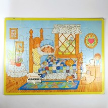 Susanna Waking Up Tray Puzzle Vintage 1960s Jaymar Rustic Holly Hobbie JRB - $9.70