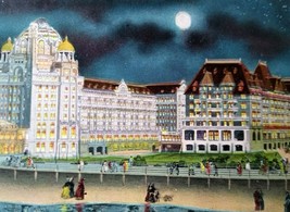 Marlborough Blenheim Hotel Moon Atlantic City Postcard New Jersey 1906 P Sanders - £6.66 GBP