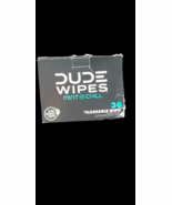 Dude Wipes Mint Chill Flushable Water Plant Sourced Fibers 5.7 x 7.8 in ... - $14.01 CAD