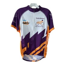 Primal Noble Riders Bike MS Tour Team Cycling Jersey Men’s M Purple Orange White - $36.59 CAD