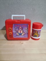 Back To School Lunch Box Munchie Tunes AM Radio Tested Thermos Vintage 80s - £11.08 GBP