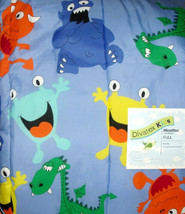 Silly Monsters Blue Full Comforter Bedding New - £58.03 GBP