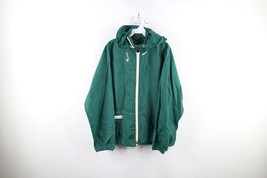 Vintage 70s Streetwear Mens Large Blank Full Zip Hooded Windbreaker Jack... - $923.82 MXN