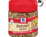 6x Shakers McCormick Fennel Seed Seasoning | .85oz | Subtle Licorice Flavor - £22.19 GBP