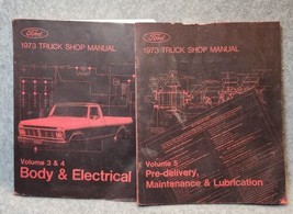 Original 1973 Ford Truck Bronco Shop Manual Volume 3 4 5 Body Electrical Mainten - £33.11 GBP