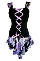 2X 12 14 Flirty Corset Top ~ Lavender Rose ~ Dare to Wear ~ NWT ~ Plus Size - £27.05 GBP