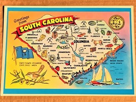 Greetings from South Carolina Vintage Postcard D22 - £2.82 GBP