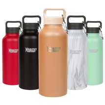 Stainless Steel Water Bottle | Double Walled Vacuum Insulated Water Ther... - £40.49 GBP