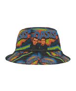 Fun Colorful Cartoon Oasis Tie-Dye Bucket Hat, Festival Headwear Live Fo... - $26.99