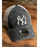 NEW YORK YANKEES NEW ERA HAT 9FORTY Gray SNAPBACK ADJUSTABLE MLB BASEBAL... - $37.03 CAD