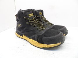 Dakota Men's Mid-Cut CTCP Athletic Safety Shoes 3822 Black/Yellow Size 11M - $28.49