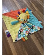 Bright Starts Taggies Lion Lovey Baby Security Blanket Plush Multicolor - $13.29