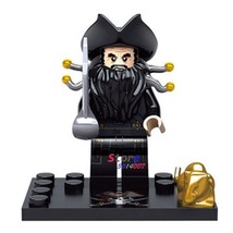 Single Sale Blackbeard Pirates of the Caribbean On Stranger Tides Minifigures - £2.15 GBP