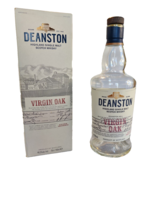 Empty Deanston Single Malt Virgin Oak EMPTY Bottle w/ Box Imported Scotland - £19.92 GBP