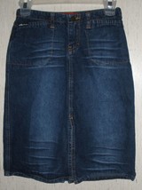 Excellent Womens Union Bay Brand Distressed Blue J EAN Skirt Size 0 - £20.07 GBP