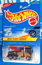 Hot Wheels 1997 Heat Fleet Series #540 Rambiln&#39; Wrecker Black w/ 7SPs - £2.78 GBP