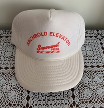 Archbold Elevator Supersweet Feeds Baseball Hat Cap Ohio Snap Back White... - £10.23 GBP
