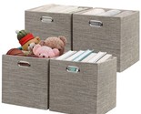 3X Thicker Collapsible Storage Bins,1313 Foldable Storage Cube Boxes Fab... - $64.99