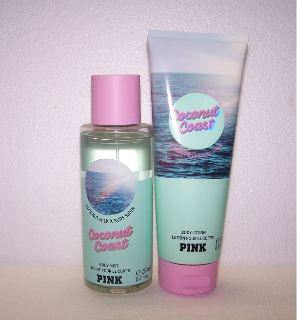 Primary image for Victoria's Secret PINK Coconut Coast 2 Piece Set - Lotion & Mist 