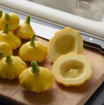 25 Pc Seeds Lemon Sun Summer Squash Vegetable Plant, Squash Seeds | RK - £18.17 GBP