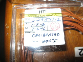 Nuovo HTI Termocoppia wires Cavo Connettori 50 A 260 C/200 Gradi F #5235... - $56.99