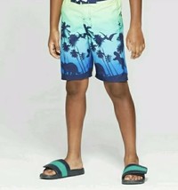 Boy&#39;s Cat &amp; Jack Tropical Dinosaur Swim Trunks, XL (16) Husky - New! - $9.85