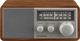 Sangean Sg-116 Retro Wooden Cabinet Radio,Walnut-Silver - $123.99